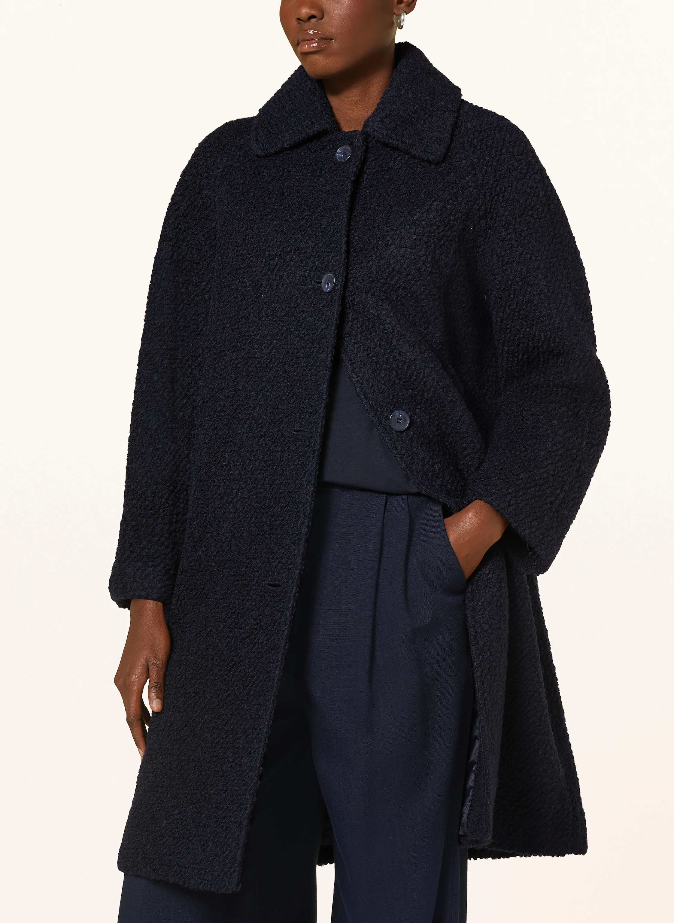 WHISTLES Wollmantel ROMY aus Bouclé