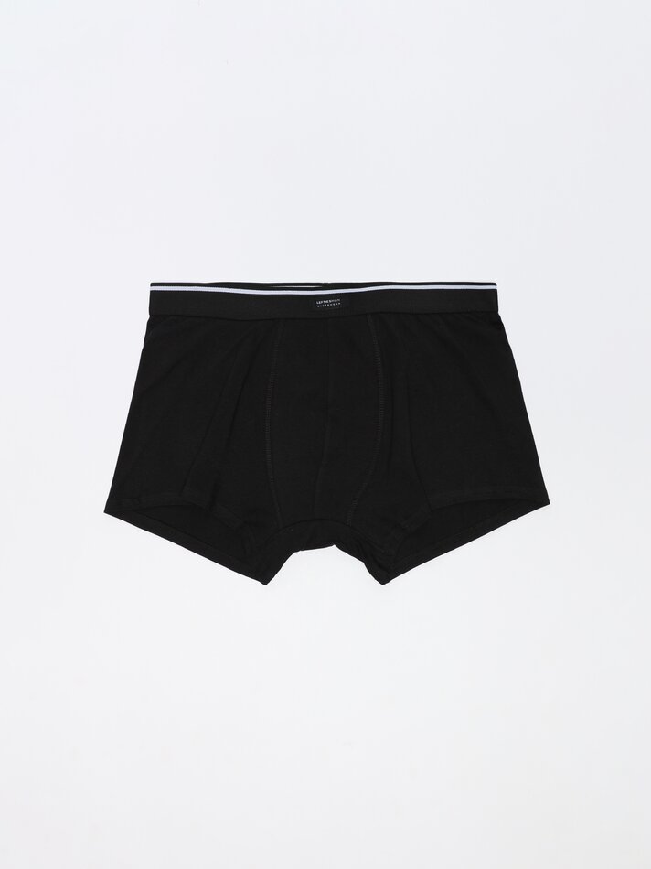 Pacote com 3 cuecas boxer lisas - Cinza