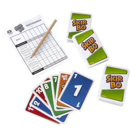 Mattel Skip-Bo Kartenspiel DeLuxe