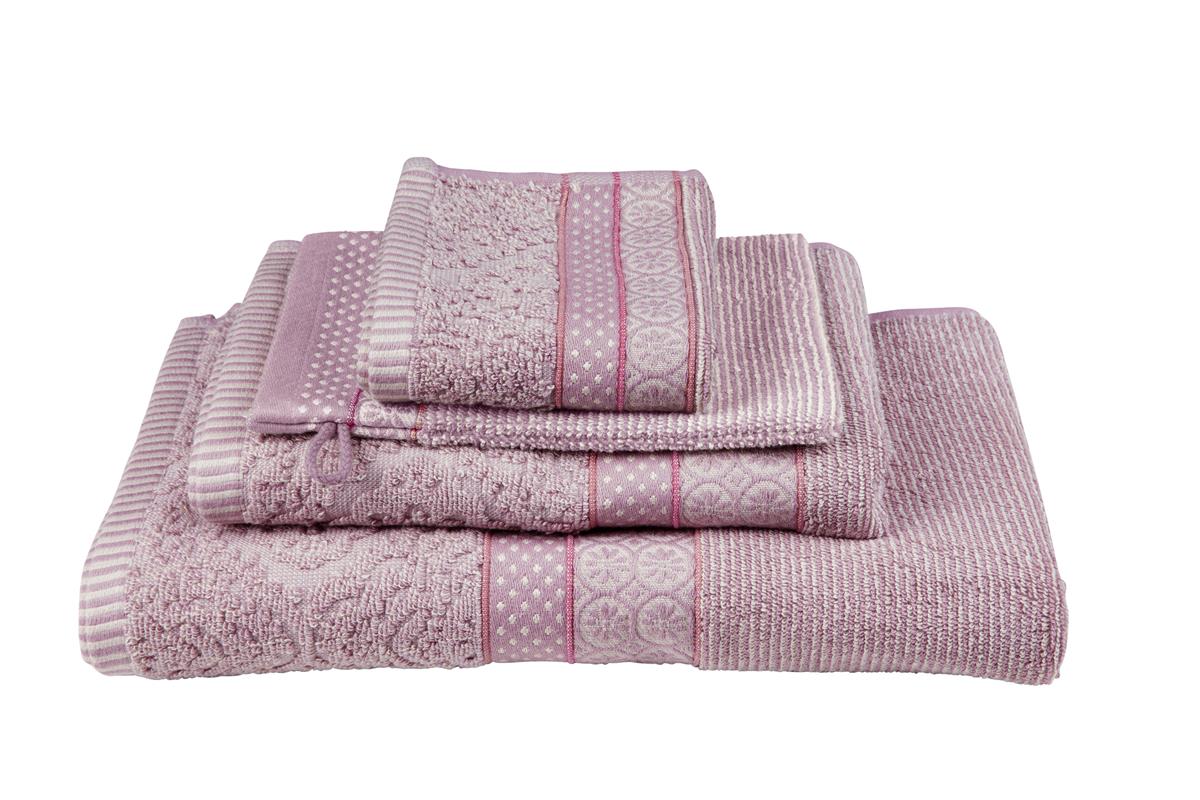 Pip Studio Soft Zellige - Douchehanddoek - Lila - 55x100 cm