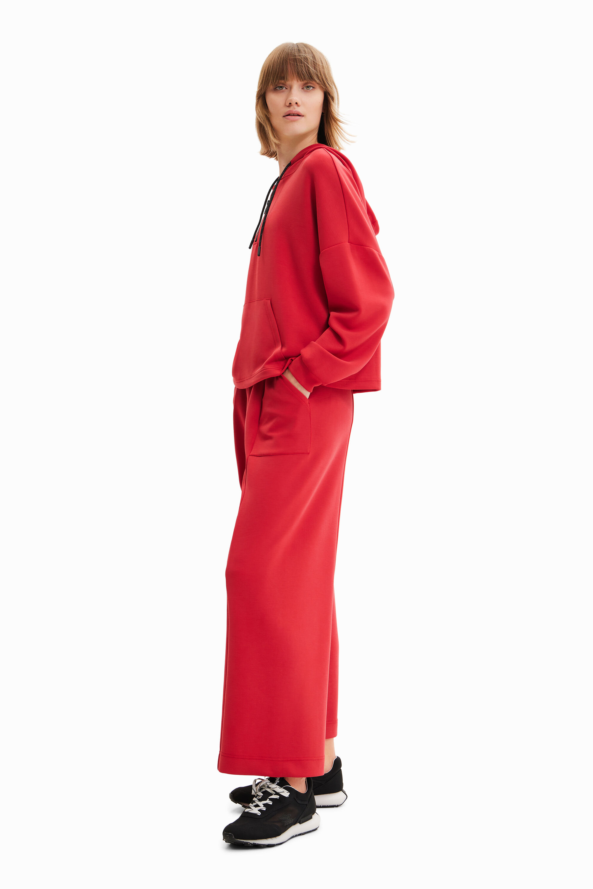 Sweat-shirt oversize doux