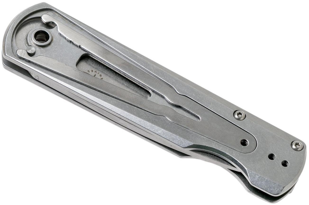 Amare Knives Paragon, stonewashed blade, milled G10, zakmes
