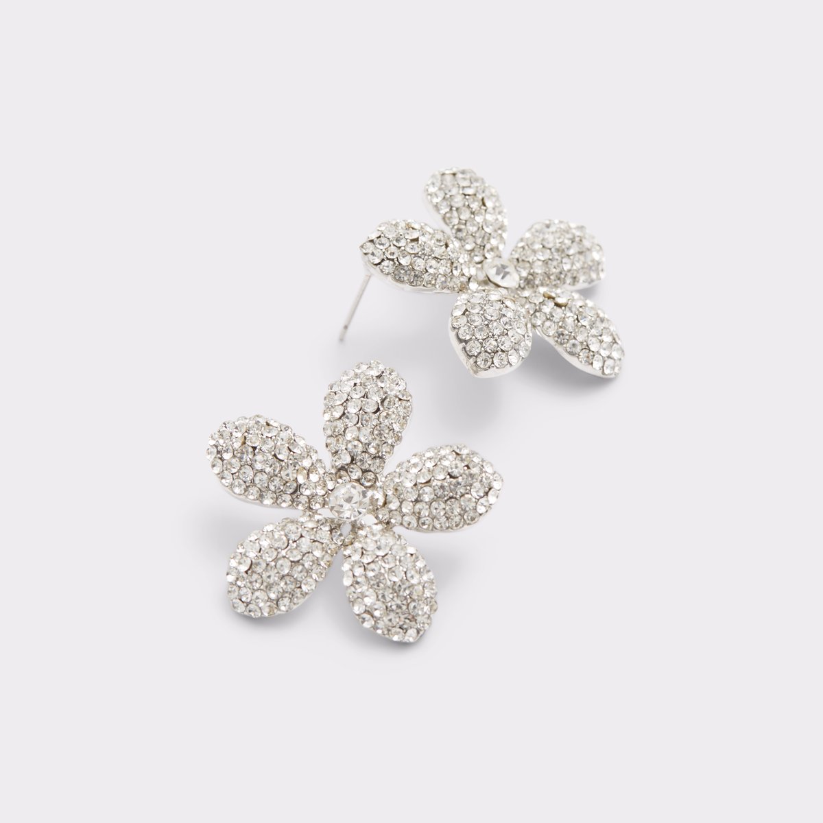 Alaendrax Silver-Clear Multi Women Earrings