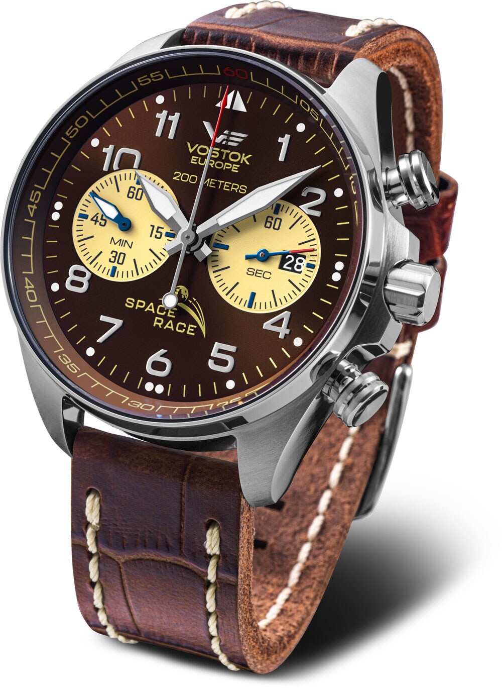 Vostok Europe Herrenarmbanduhr 6S21-325A665L - 47 mm