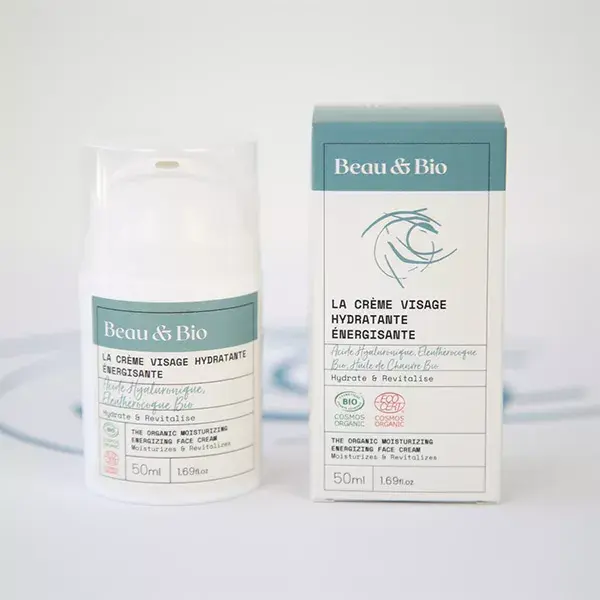 Beau & Bio La Crème Visage Hydratante Energisante Certifiée Bio 50ml