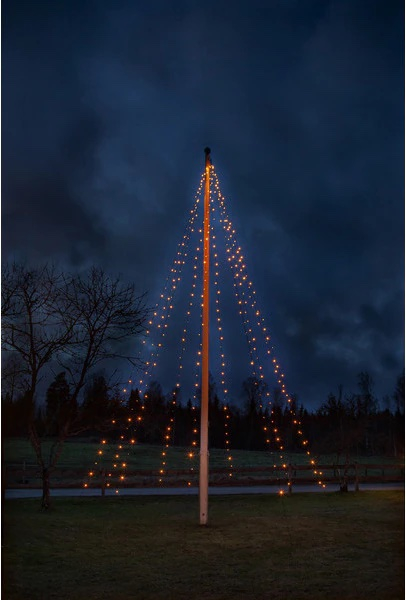 (7m) 360 LED's Weihnachts Deko Lichterkette Outdoor Baumschmuck Beleuchtung IP44 (594-26-1) - Gold / Warmweiss