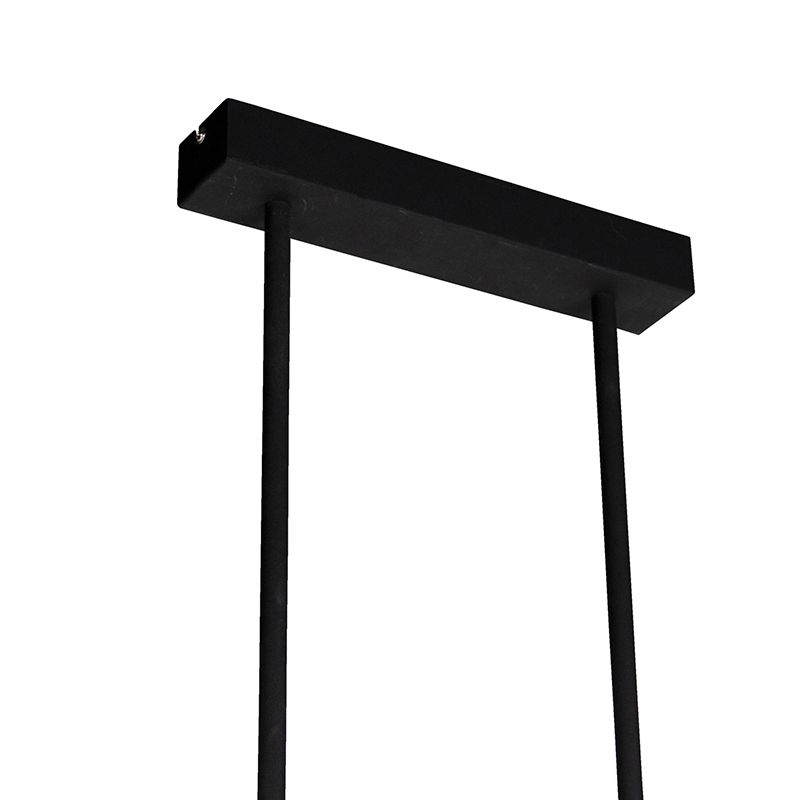 Moderne hanglamp zwart incl LED dimbaar - Bold