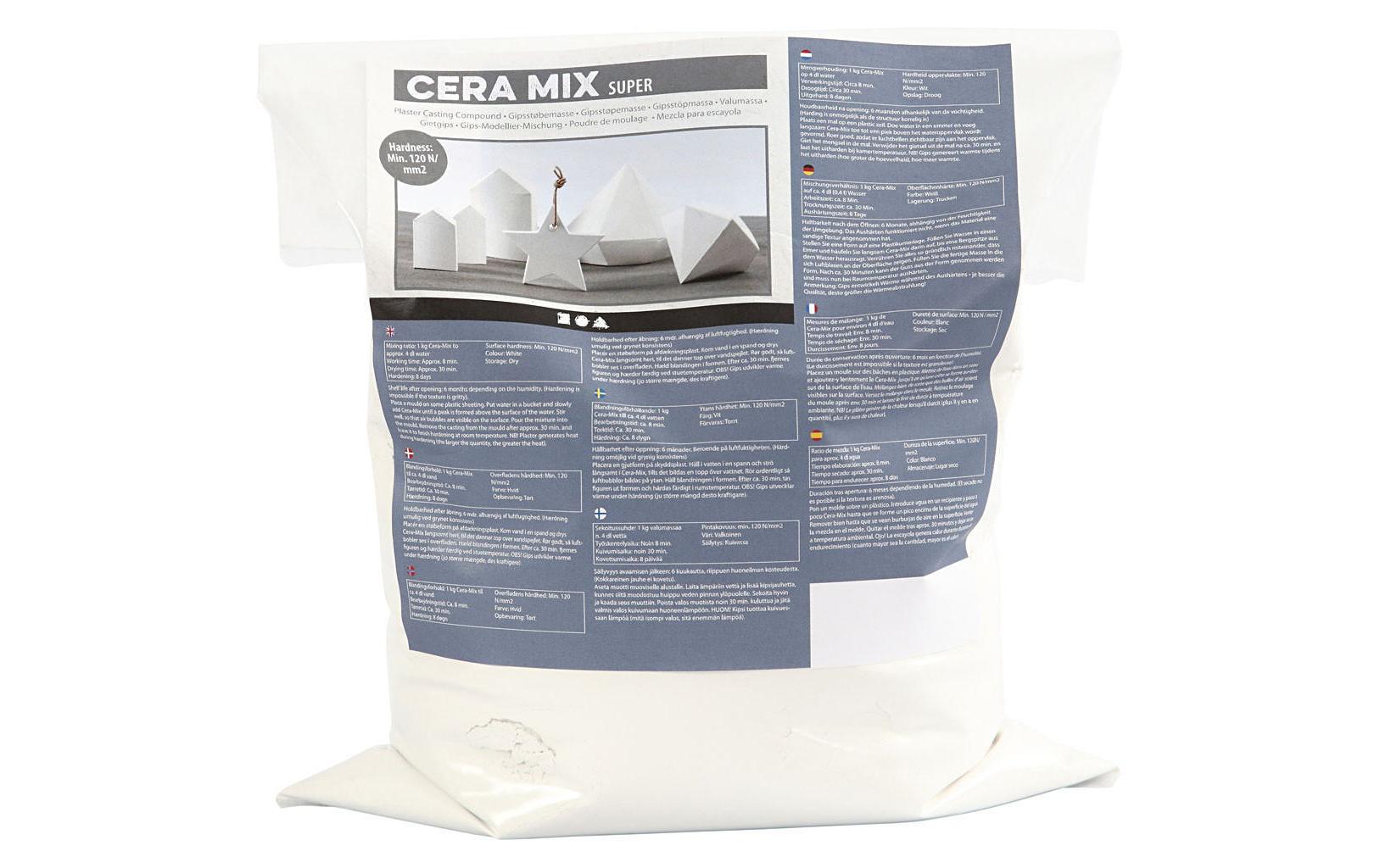Modelliermasse Cera-Mix 5 kg WeissGiessmasse Cera