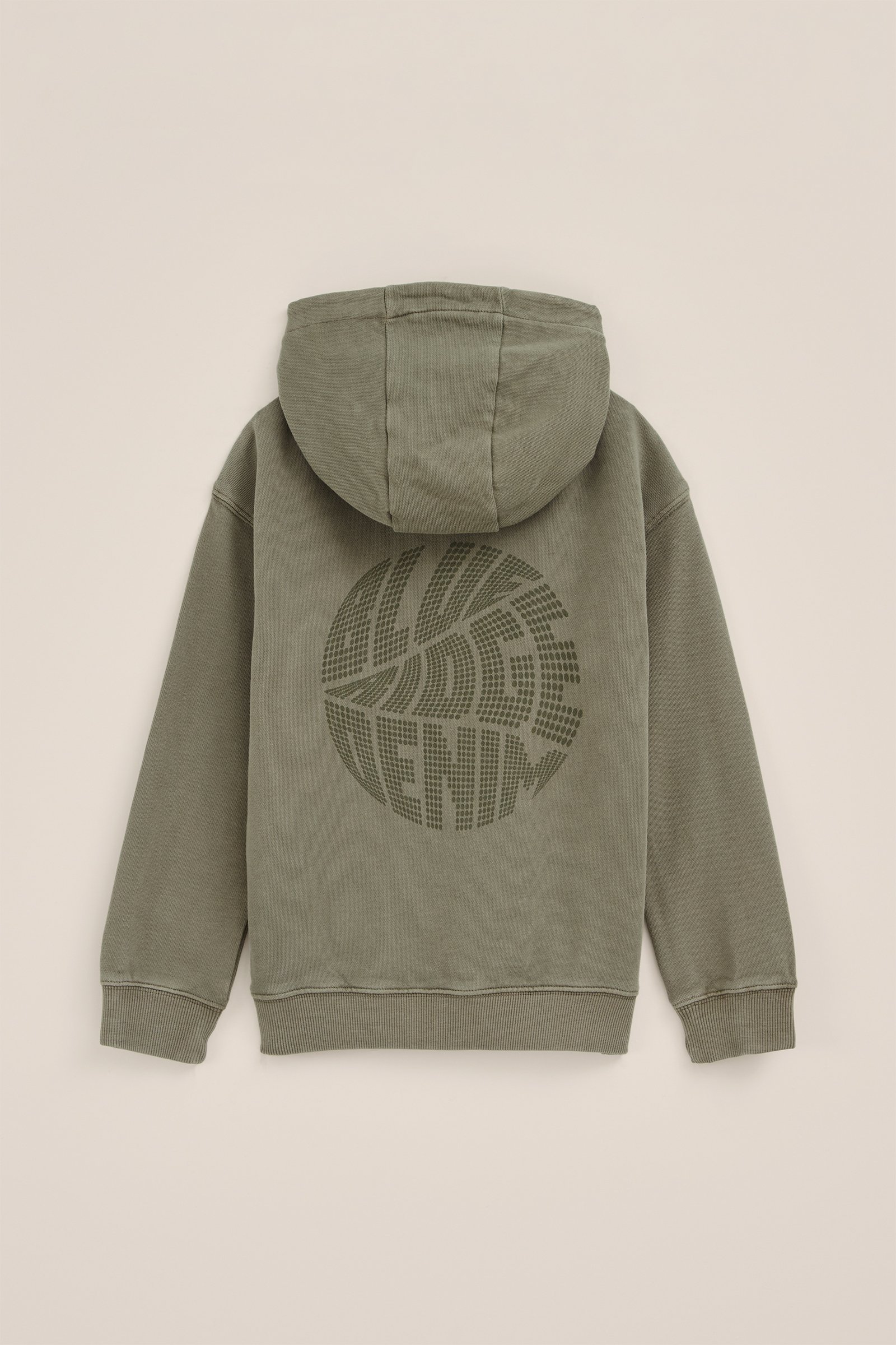 Jongens hoodie met opdruk Blue Ridge Khaki