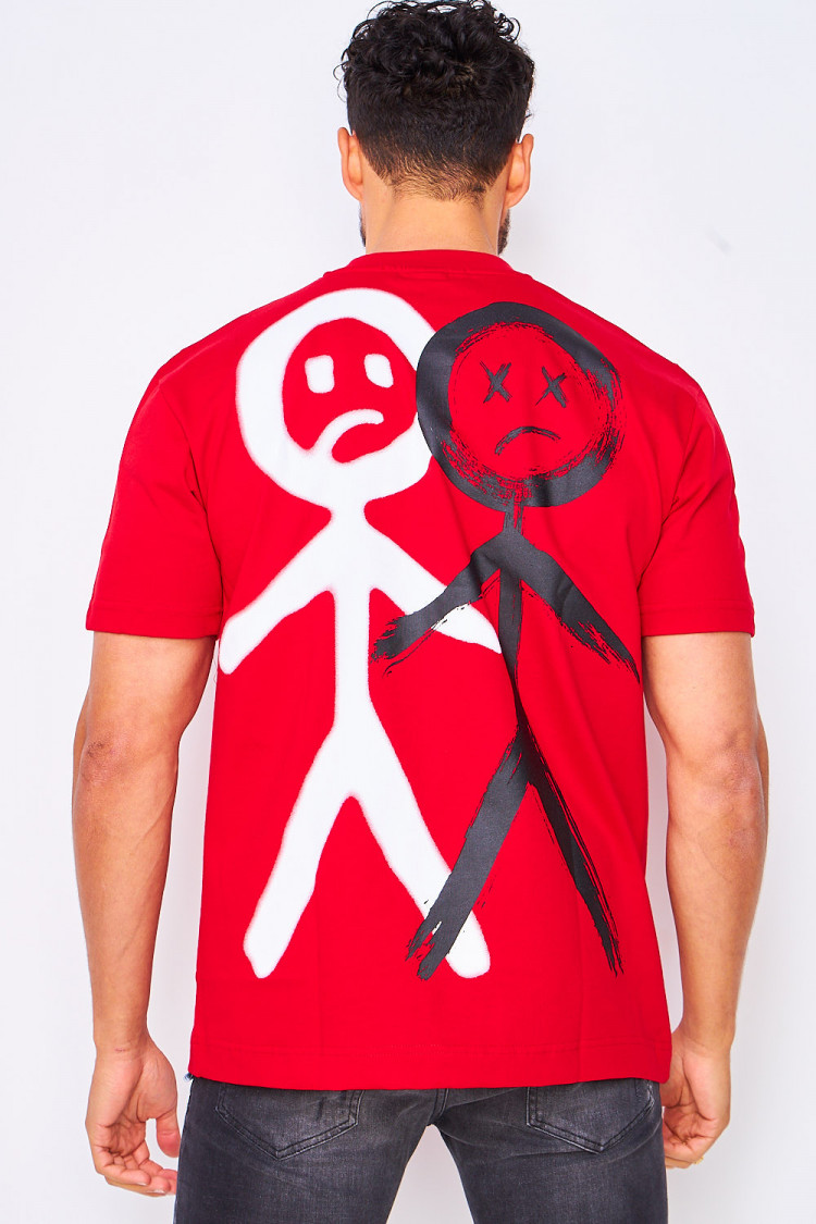 T-shirt rouge 