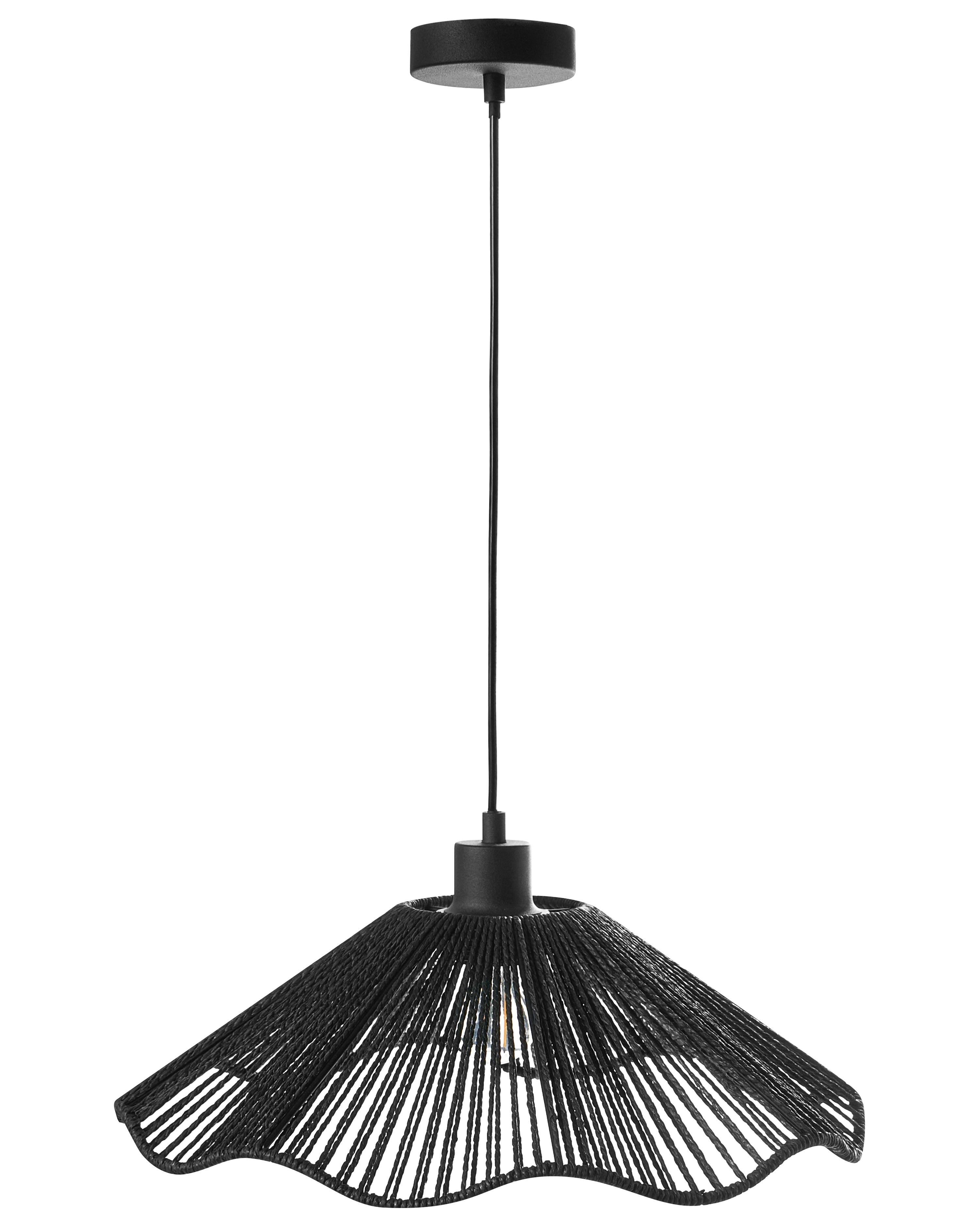 Hanglamp MIGORI Papier Zwart