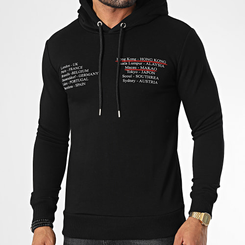 Sweat Capuche LL144 Noir