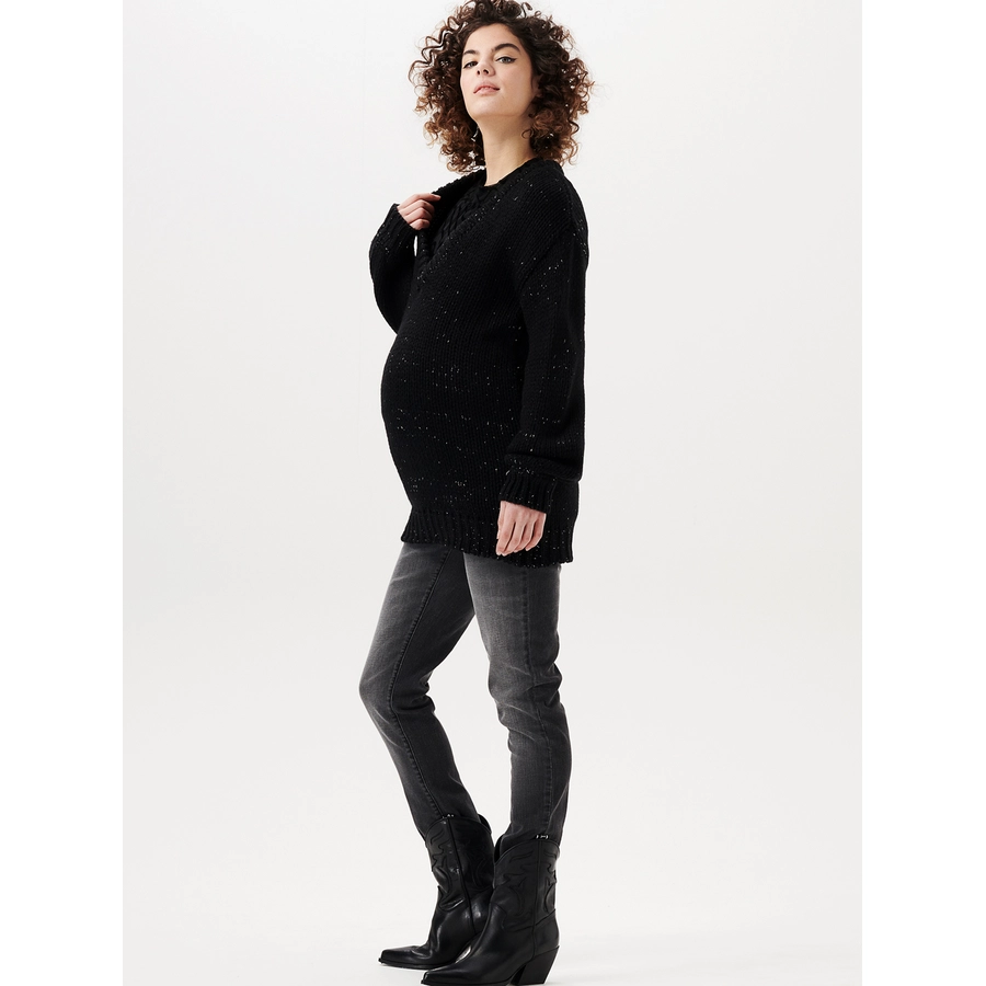 SUPERMOM Pullover Dent Black