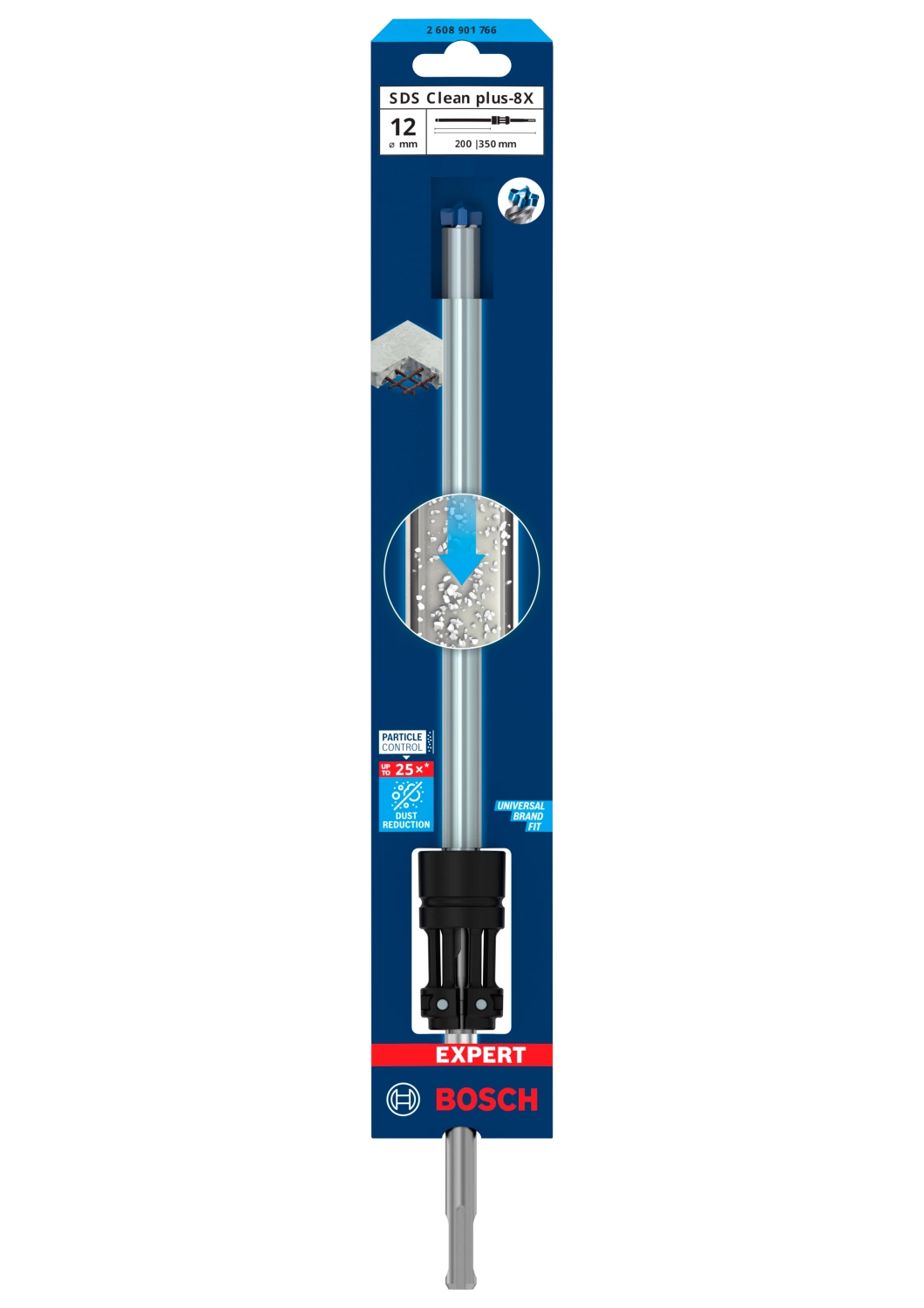 Bosch 2608901766 EXPERT Hamerboor SDS Clean SDS plus-8X - 12x200x350mm
