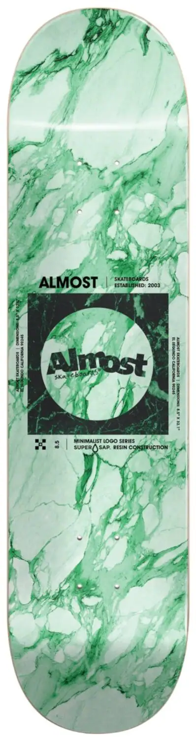 Almost Marble Super Sap R7 Skateboard Deck | SkatePro