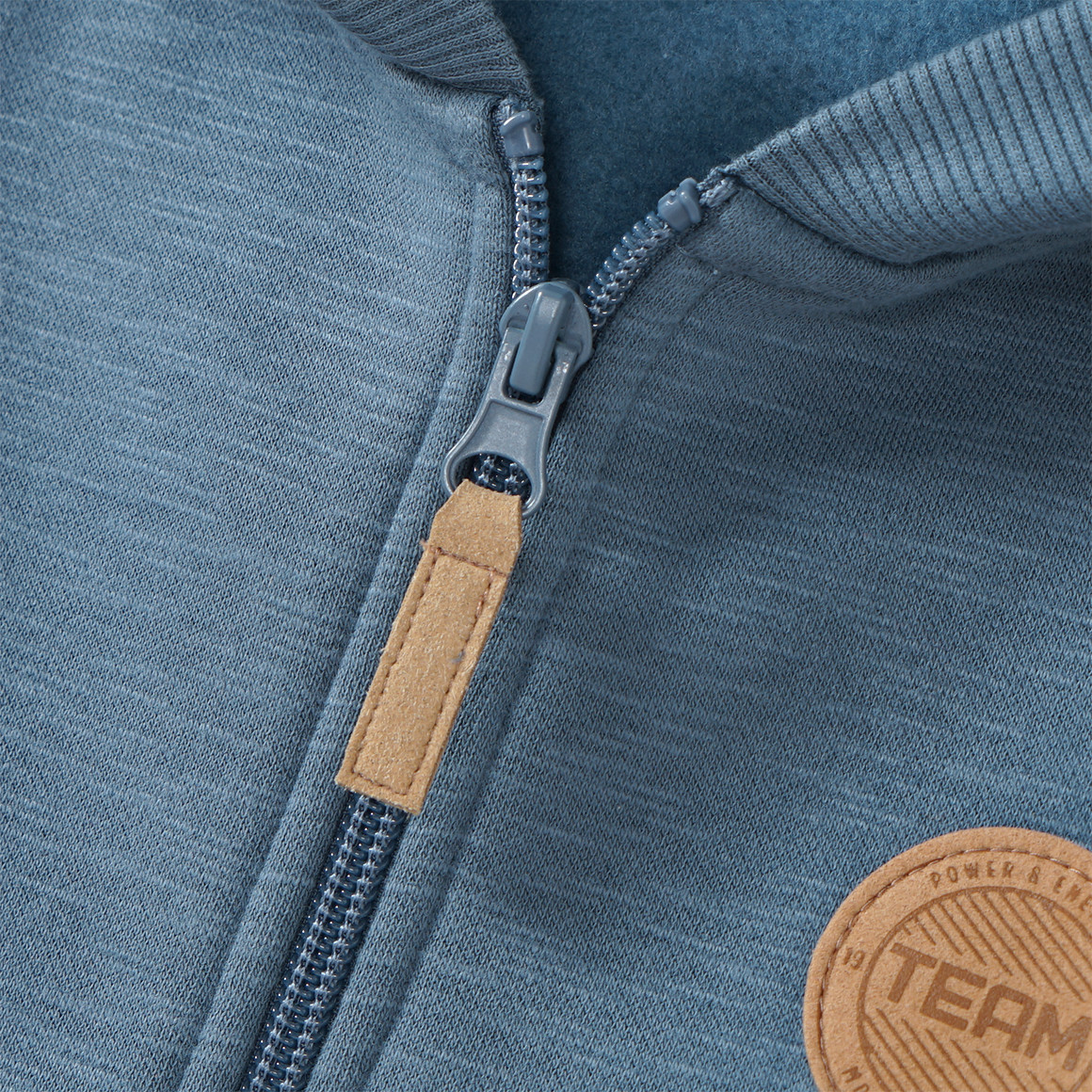 Topolino Jungen Sweatjacke mit Flammgarn blau