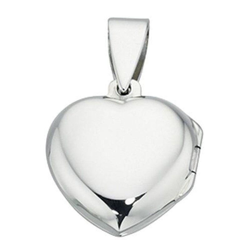 Collier pendentif photo coeur et sa Chaine de 51 cm en argent 925/1000
