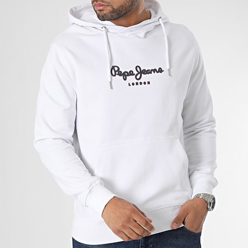 Sweat Capuche Edward Blanc