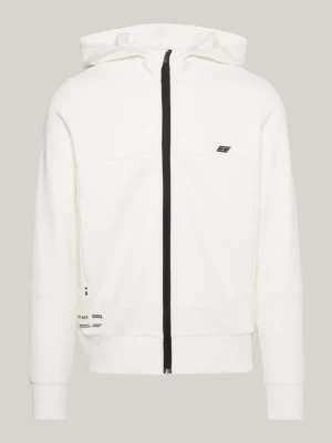 Moletom com capuz e zíper Sport Essential com logo tonal