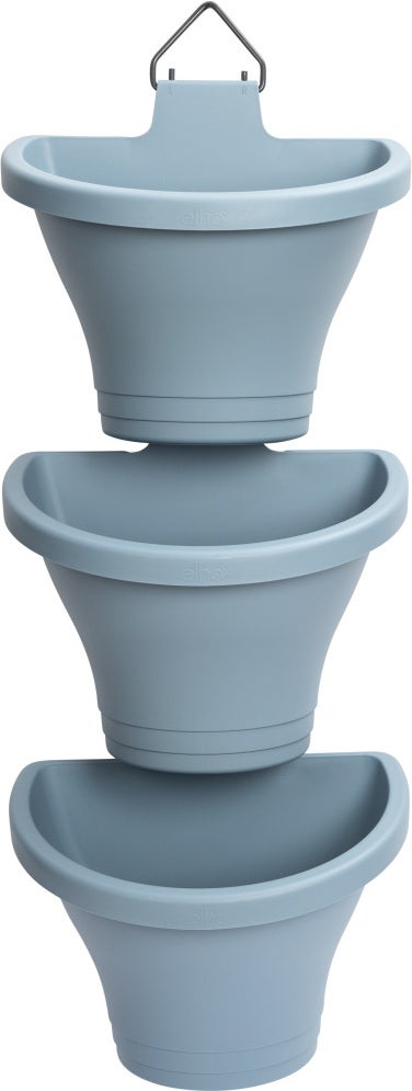 Elho hangpot Corsica lichtblauw 26,7 x 17 x 29,7 cm 3 stuks