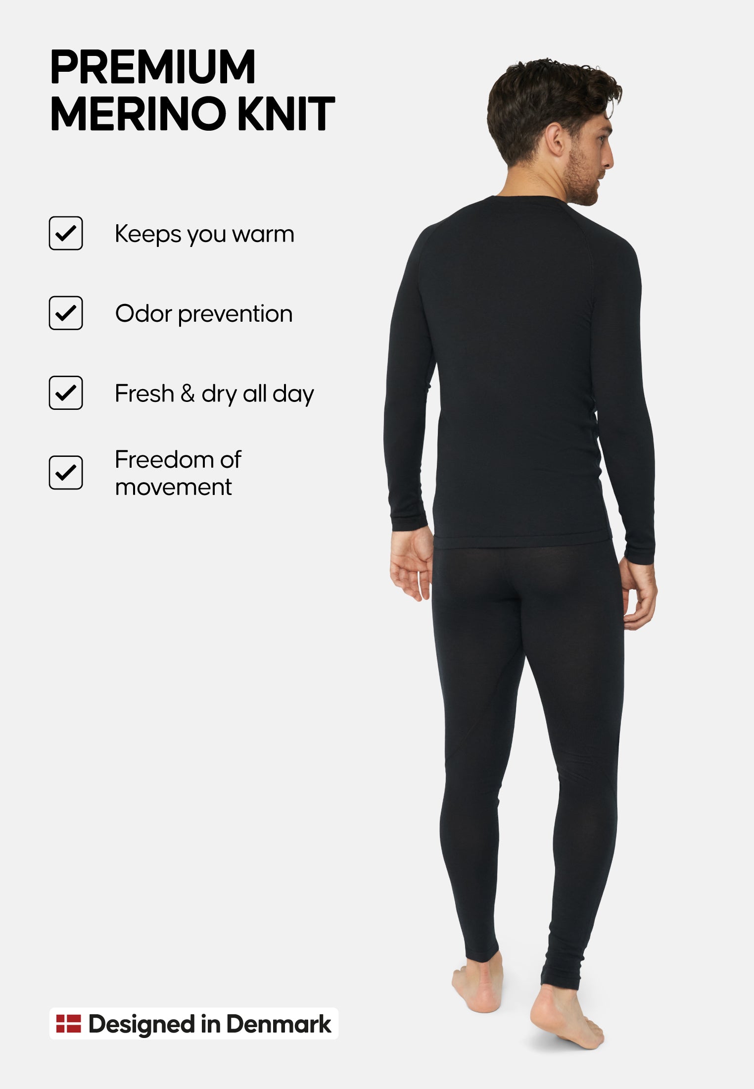 MERINOULD BASELAYER SÆT TIL MÆND