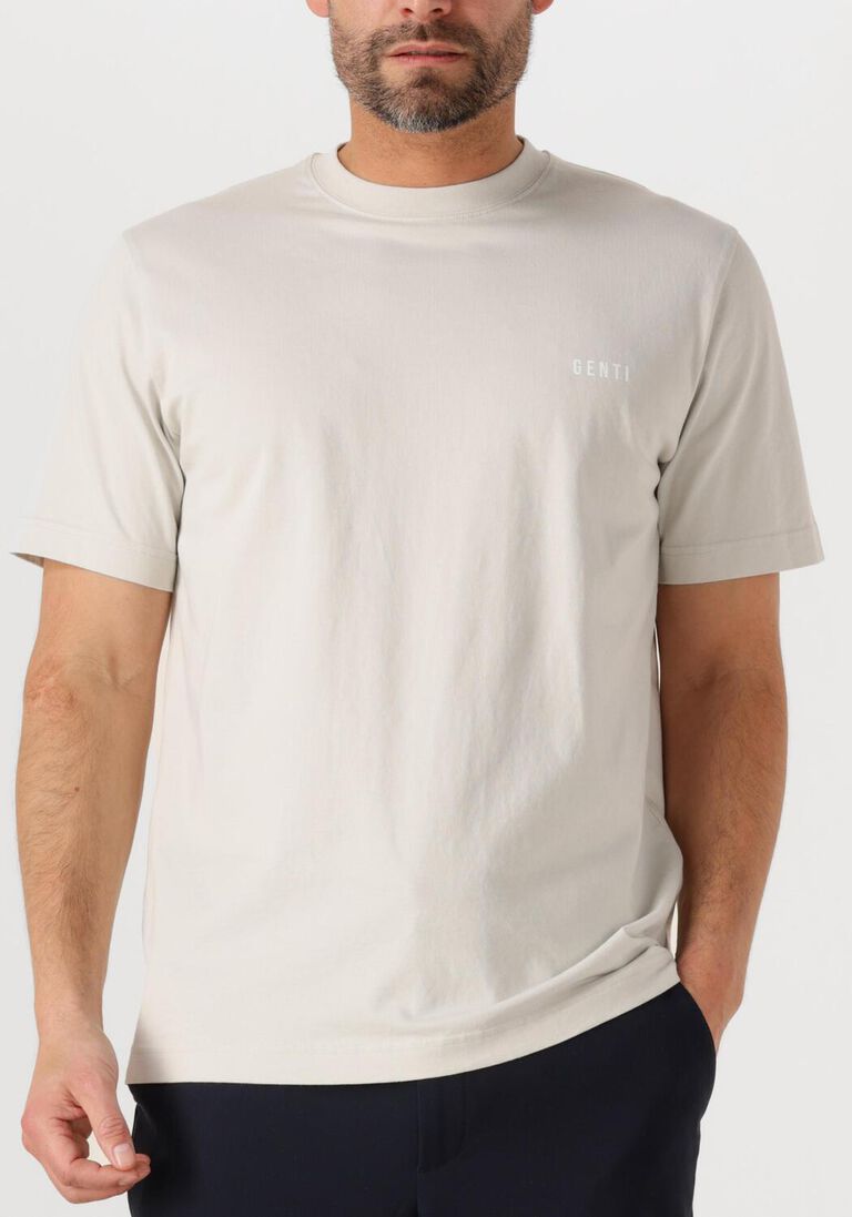 gebroken wit genti t-shirt t-shirt ss j2040-1223