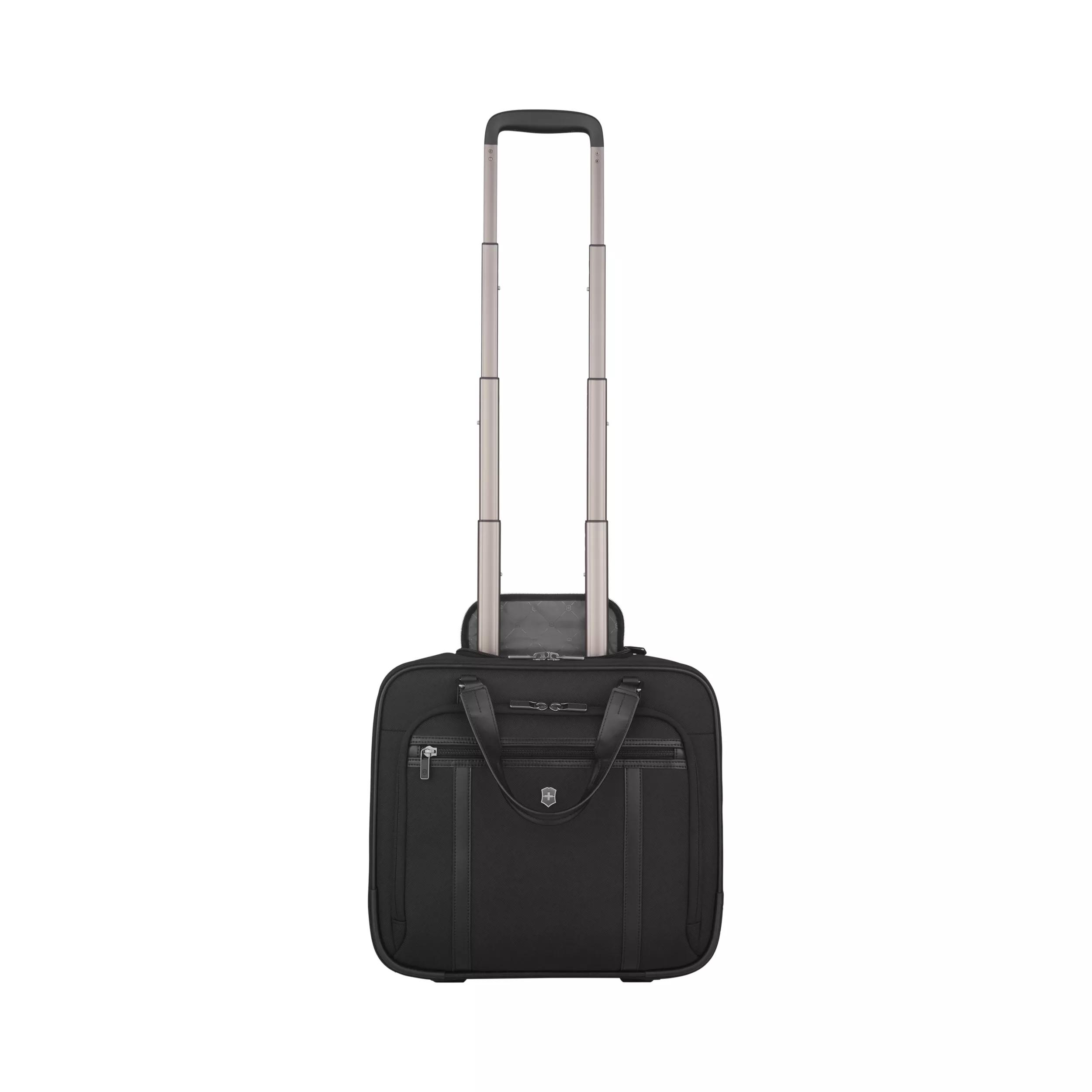 Werks Professional CORDURA® Wheeled Business Brief Compact-schwarz