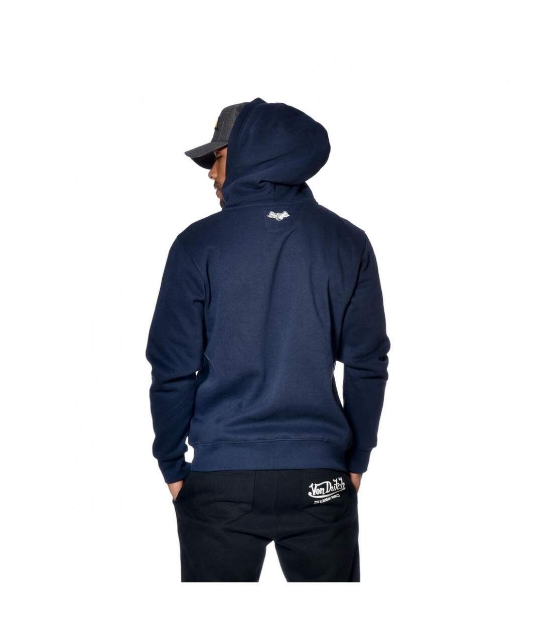 Sweat Von Dutch homme zippé à capuche imprimé devant Sliman