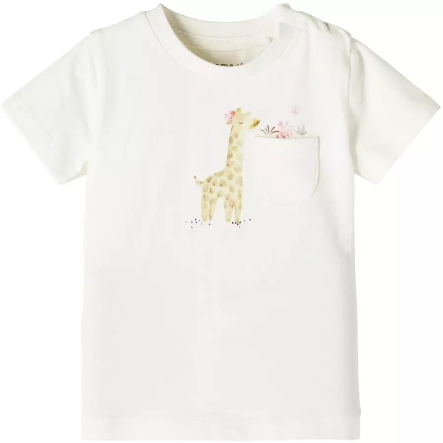 name it T-Shirt Nbfjette White Alyssum