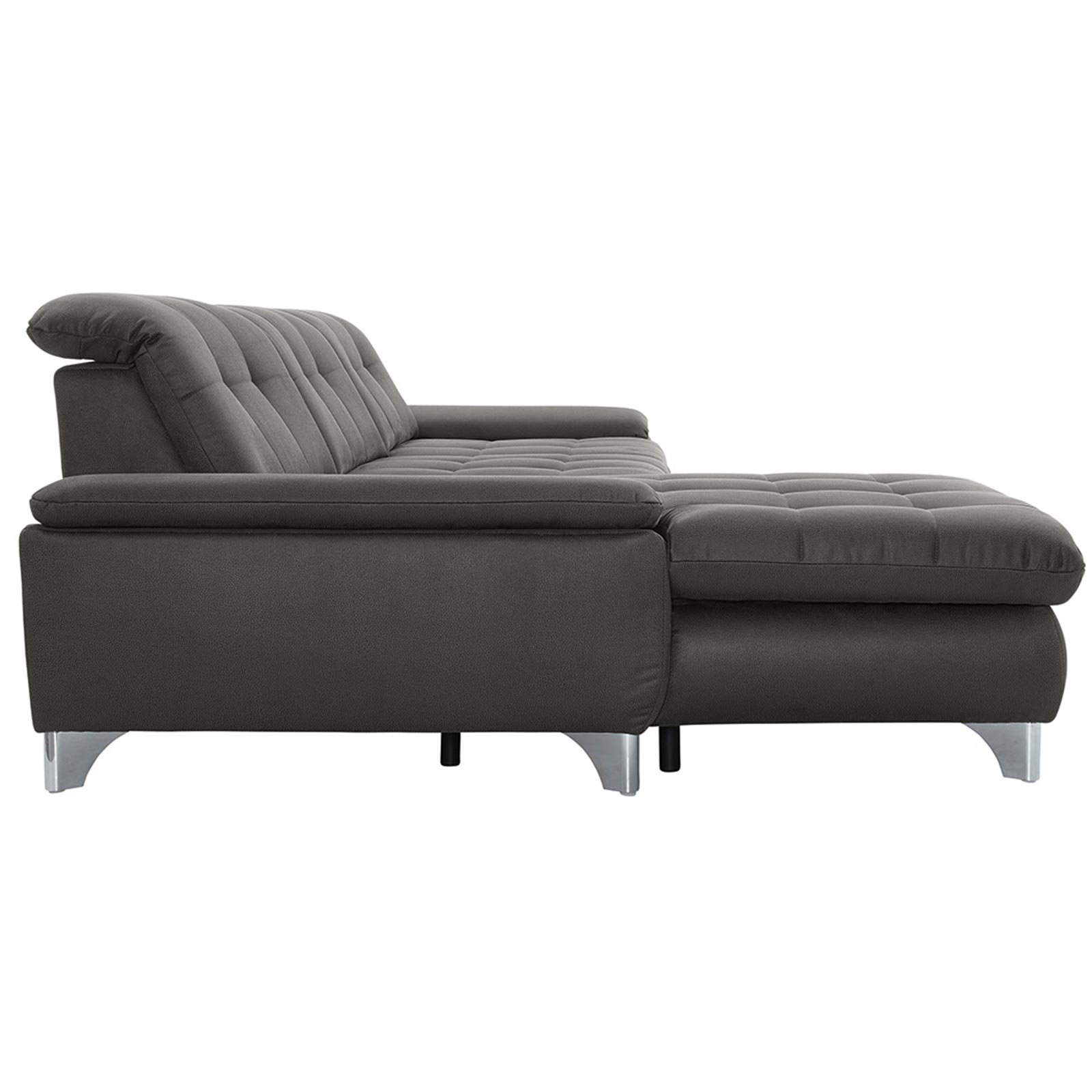 polsterpower Ecksofa - Holiday steel - Basismodell - Recamiere links