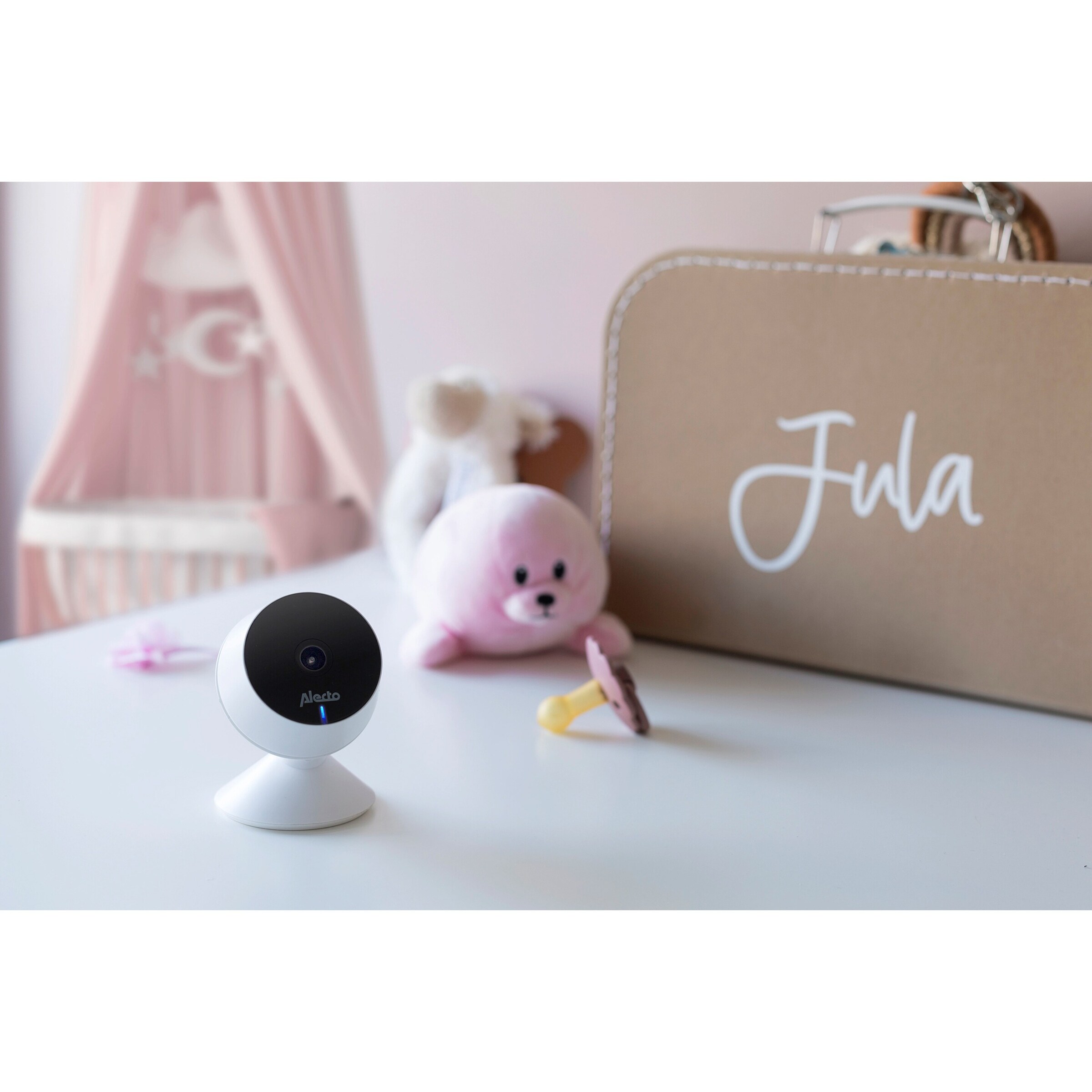 Alecto WLAN-Babyphone mit Kamera Smartbaby 5 weiß