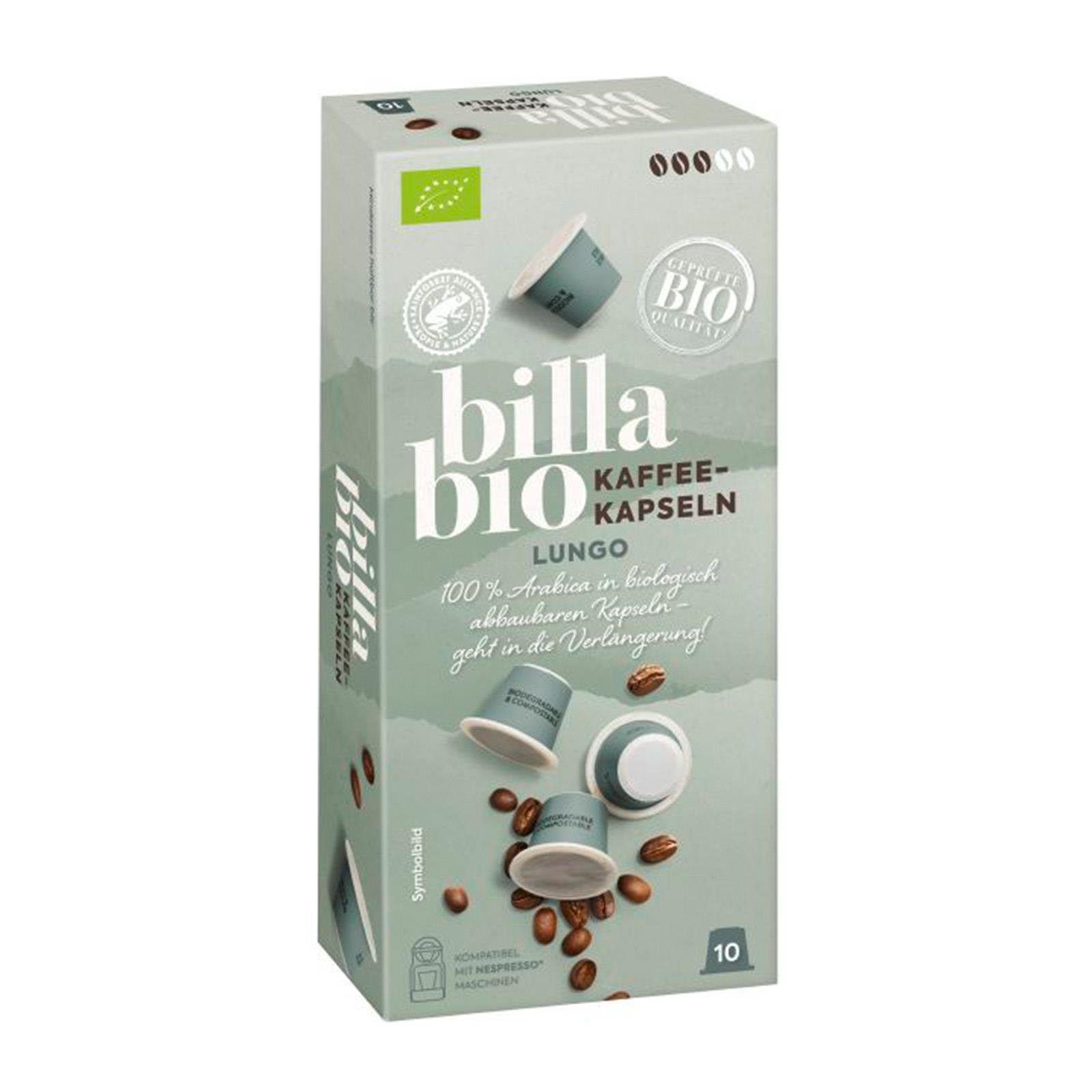 BILLA Bio Kapseln Lungo kompostierbar