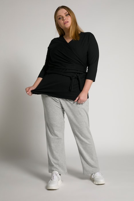 Bellieva-Wickelshirt, Skin to Skin, Rundhals, GOTS
