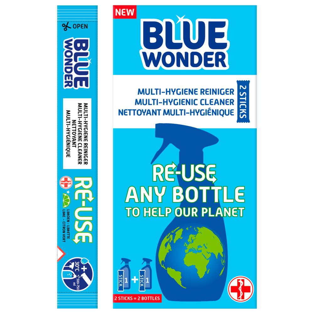 Blue Wonder Herbruikbare Sticks Multi-Hygiene2 stuks