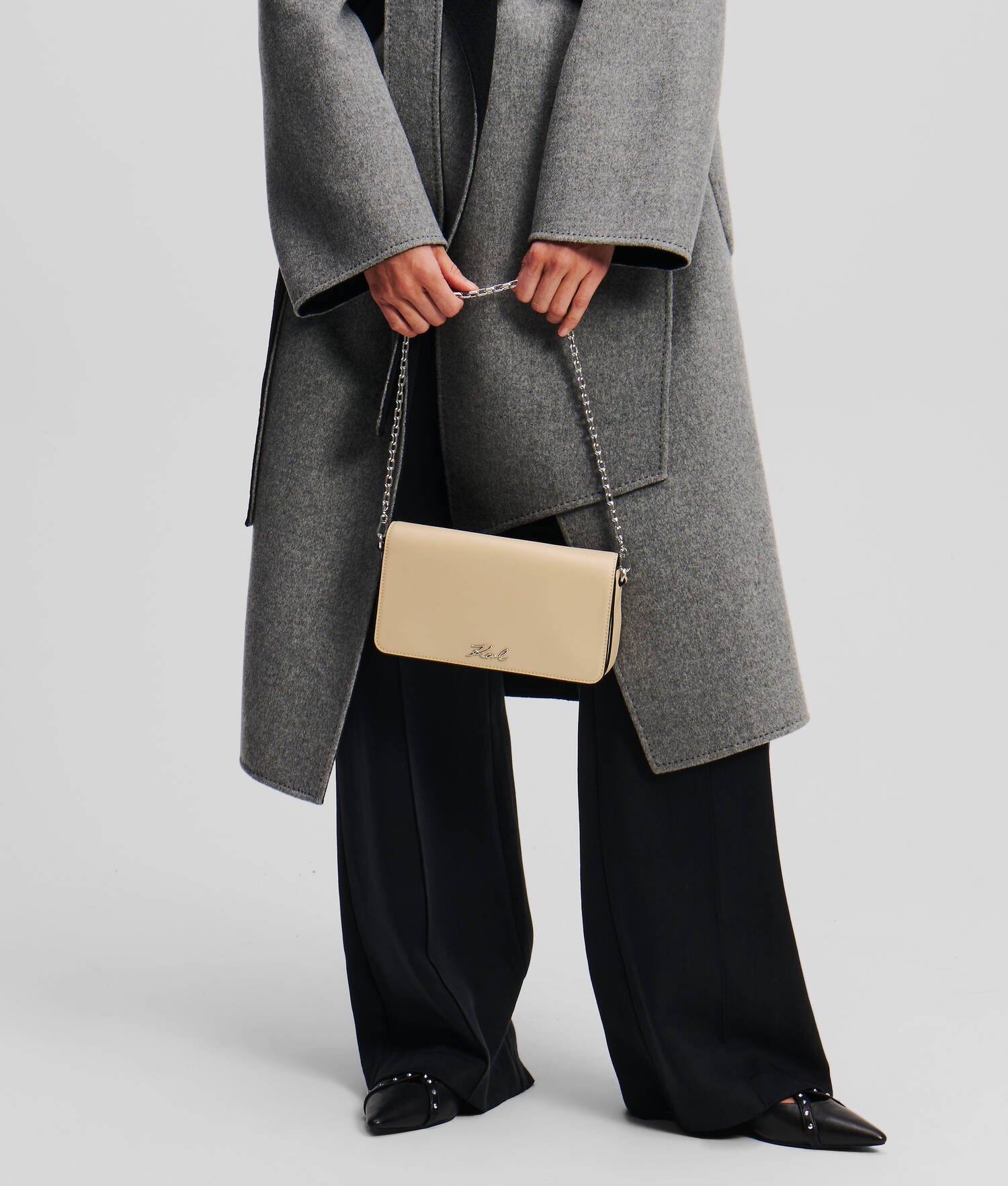 POCHETTE K/SIGNATURE - Trench Beige