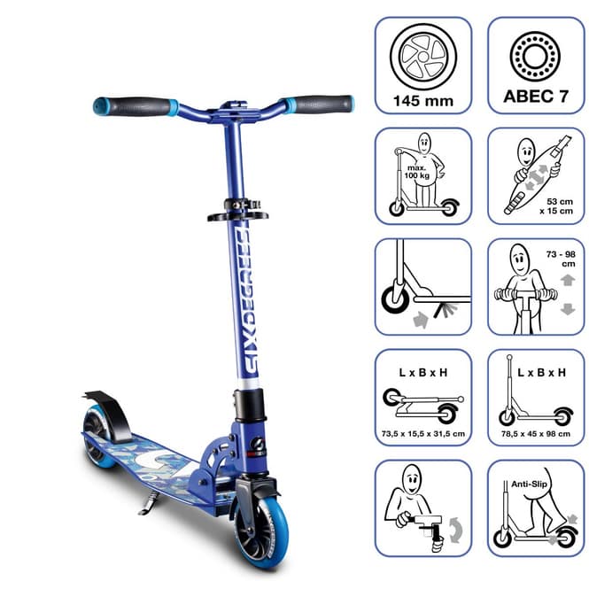 Scooter - Six Degrees Junior - blau