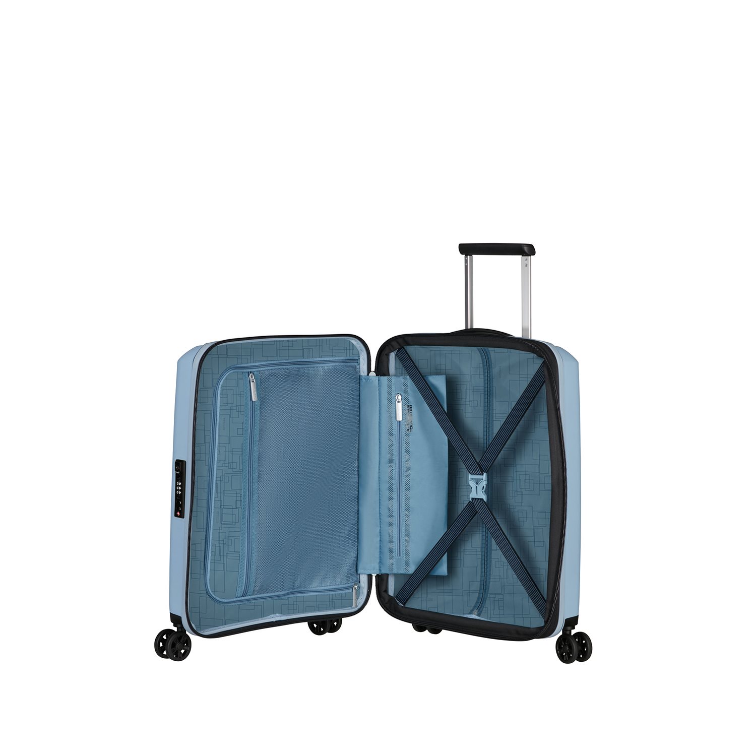 American Tourister Aerostep Spinner 55 Exp soho grey