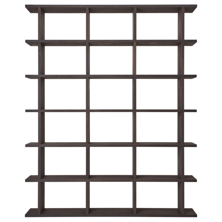 Ferm Living Kona 3x6 boekenkast Dark Stained