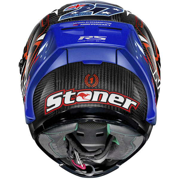 X-lite - Casque X-803 RS Ultra Carbon Replica Casey Stoner 10th Anniversary Noir / Bleu / Rouge