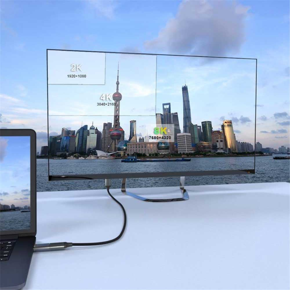 (3m) 8K Ultra HD High Speed 2.1 HDMI Kabel mit vergoldetem Stecker - Schwarz