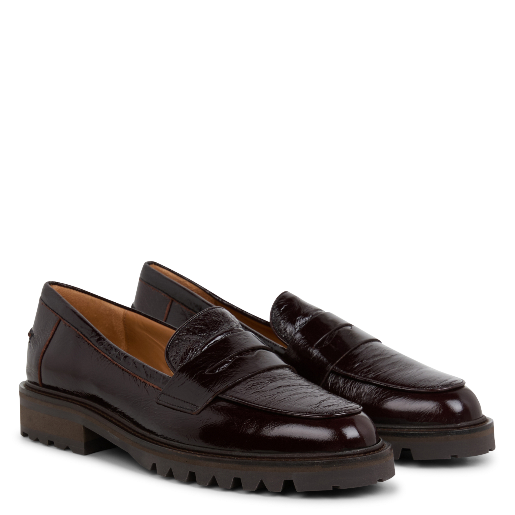 Mocassins en cuir| Marron