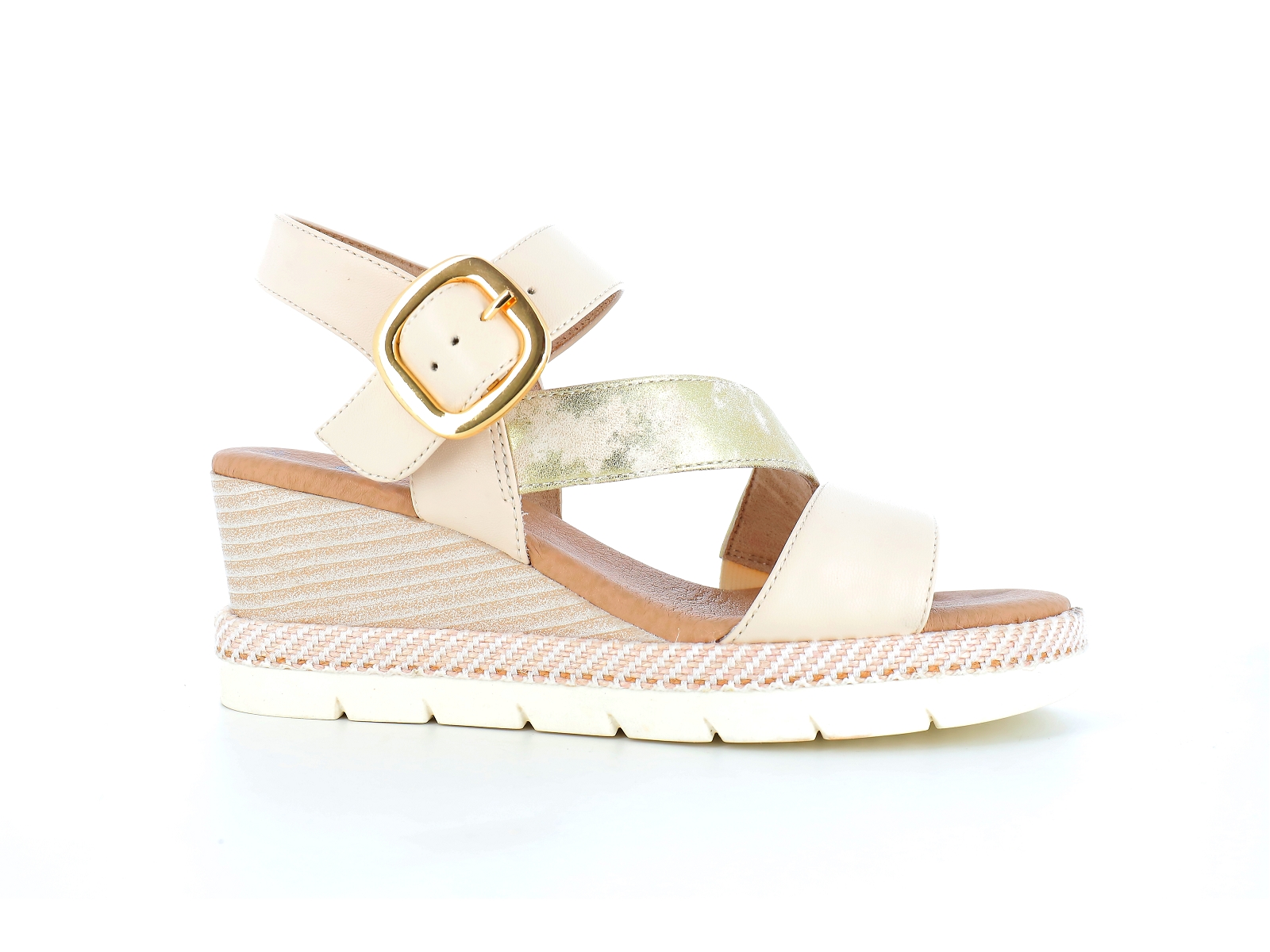 Jana  shoes-28370 Synthétique Multi Beige