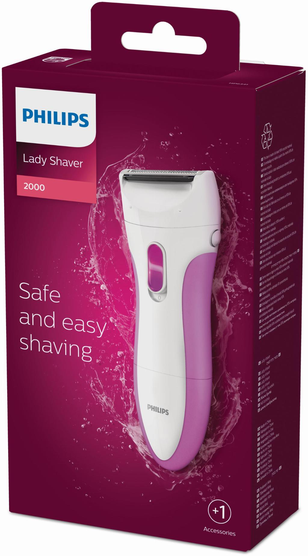 Philips SatinShave Essential Voor de benen, elektrisch scheerapparaat, nat/droog
