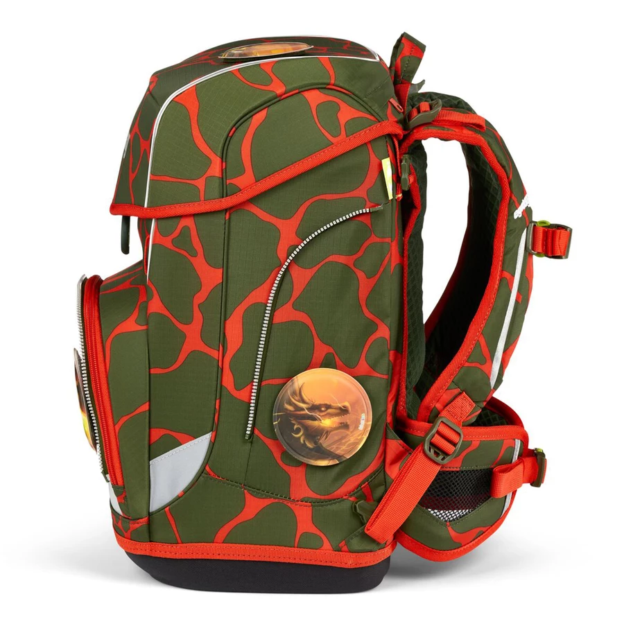 Ergobag Cubo light Lumi - Schulranzen Set 6tlg. Modell 2024 FeuerspeiBär