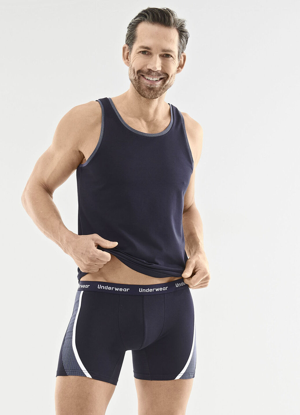 Dreierpack Achselshirts aus Feinjersey