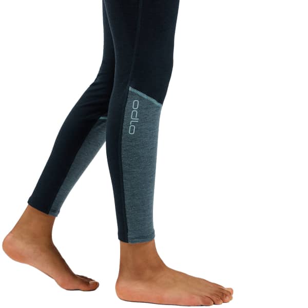 Collant thermique ODLO REVELSTOKE PW 150 BL BOTTOM LONG W PROVINCIAL BLUE/DARK SAPPHIRE MELANGE