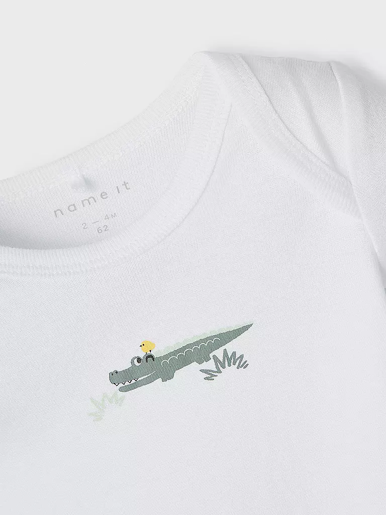 NAME IT Baby Body NBMBODY  3-er Pkg. weiss