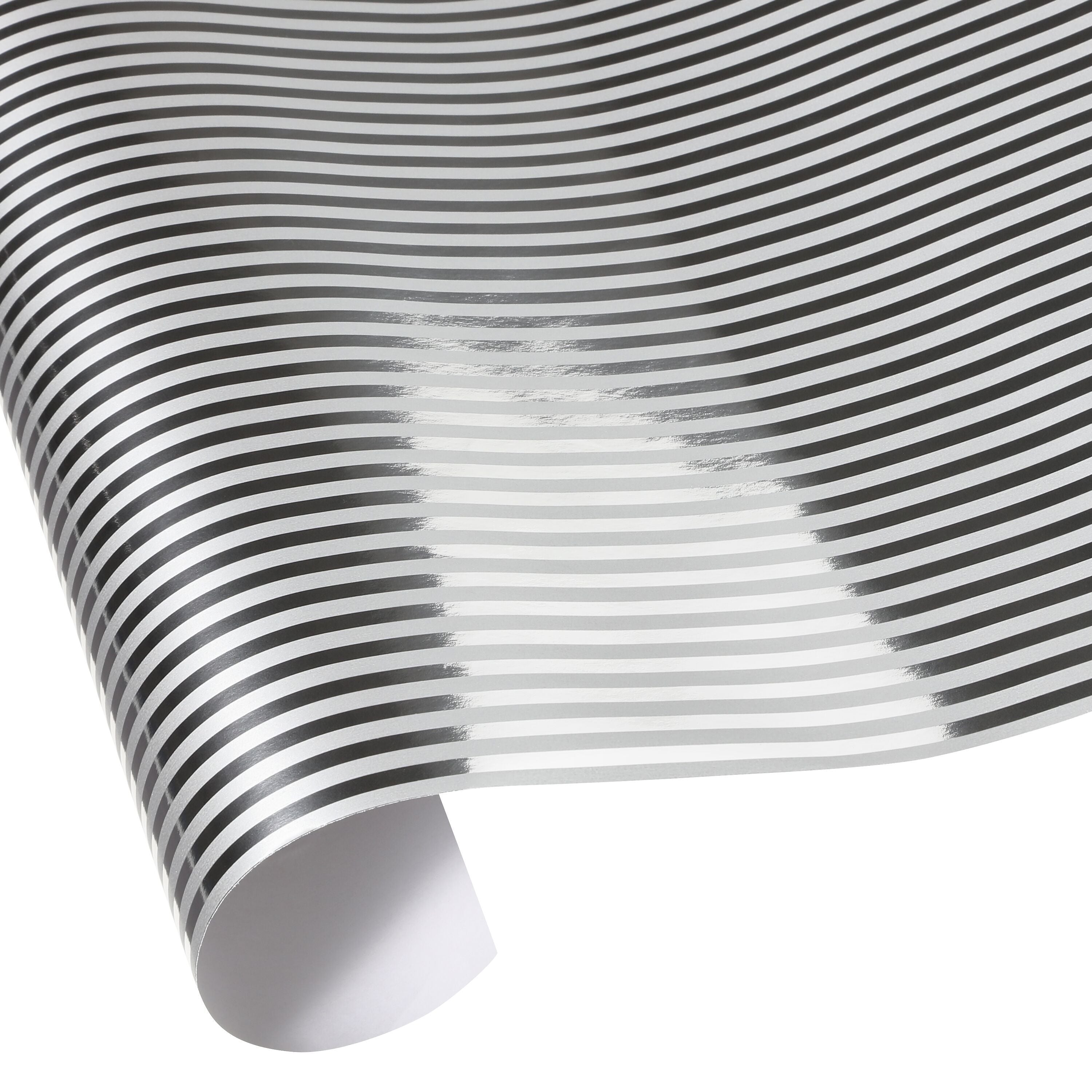 SILVER Geschenkpapier - Silber / B: 70 cm x L 200 cm