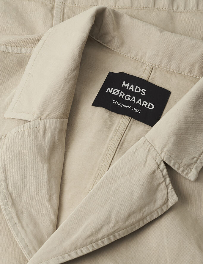 Mads Nørgaard - Copenhagen Cotton Lin Twill August Blazer Sand