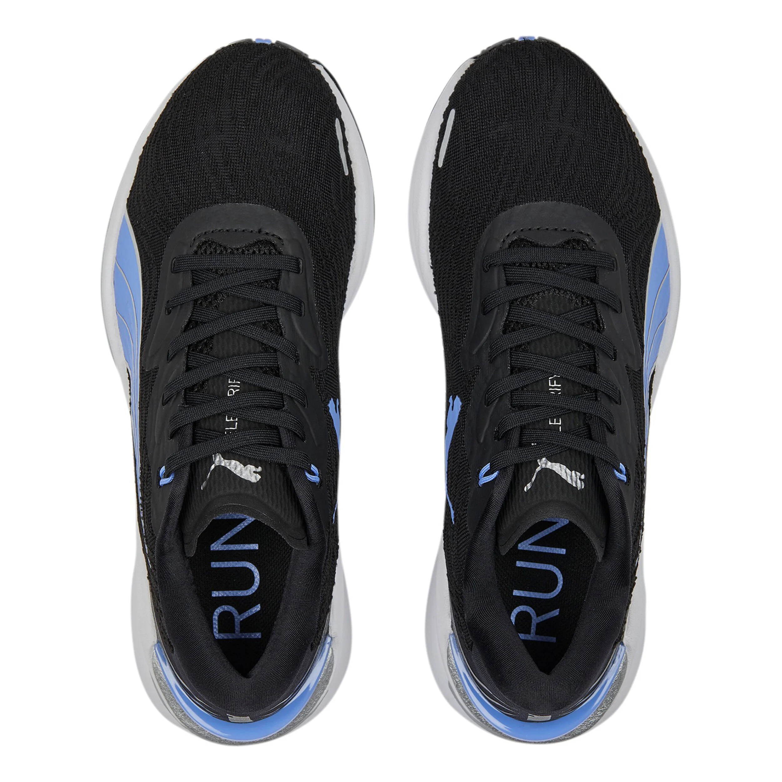 Puma Electrify Nitro 2 Chaussure De Running Sans Stabilisateurs Femmes - Noir , Bleu Clair